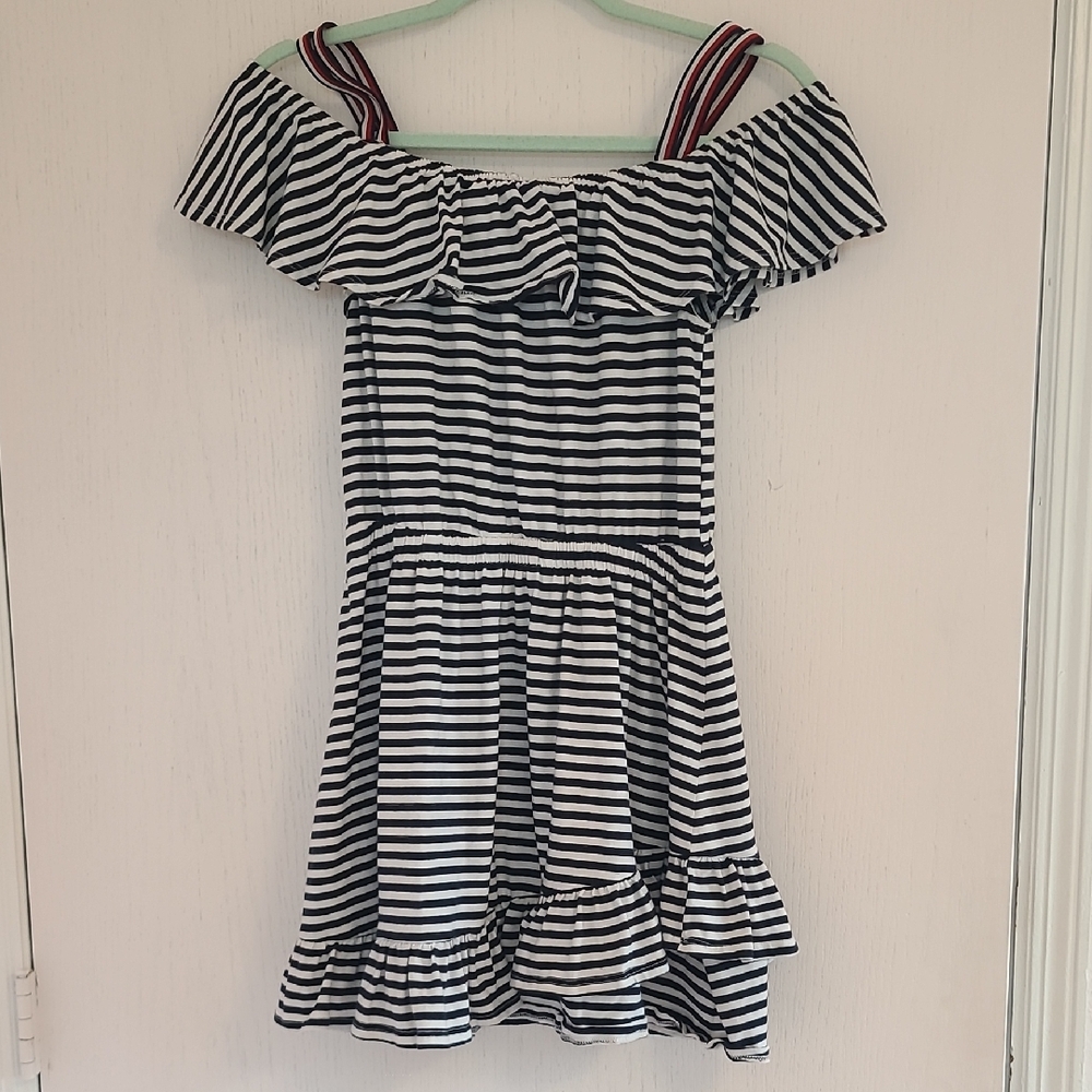 Tommy Hilfiger - Girl Dress navy blue/white striped Kids Dress